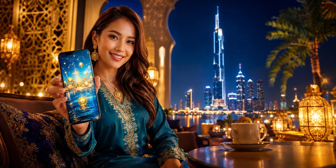 Hari Raya festive atmosphere in Kuala Lumpur featuring 1896 digital entertainment promotions